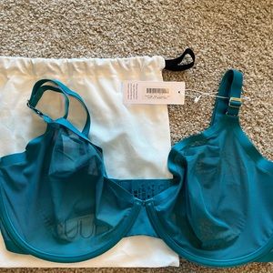 CUUP Plunge Mesh Underwire Bra